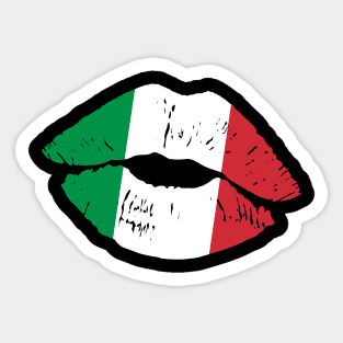 Italy Italian Kiss Sticker